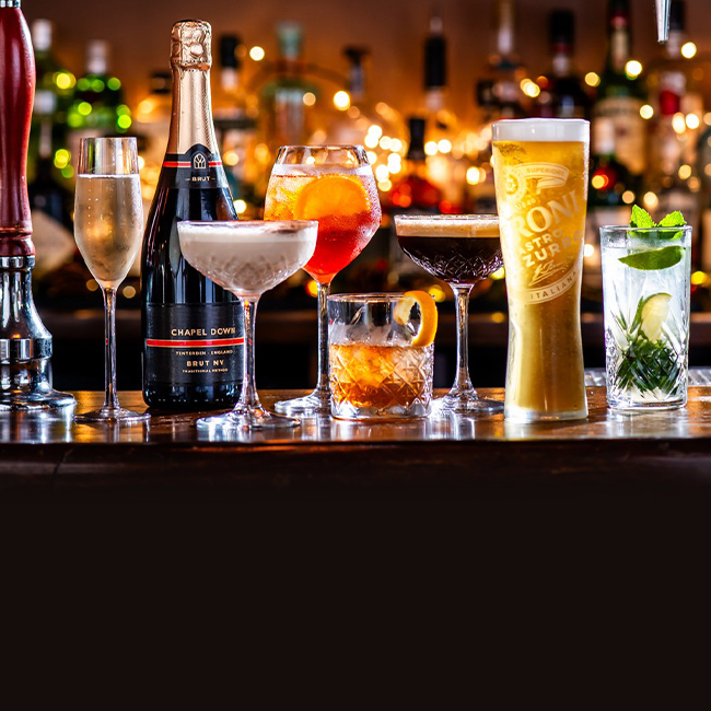 Wine & Drinks menu at The Oat Sheaf