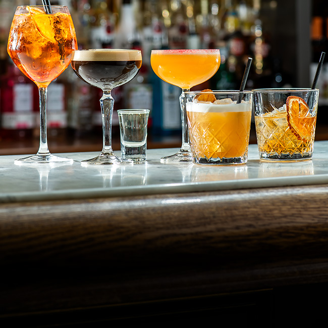 Wine & Drinks menu at The Oat Sheaf