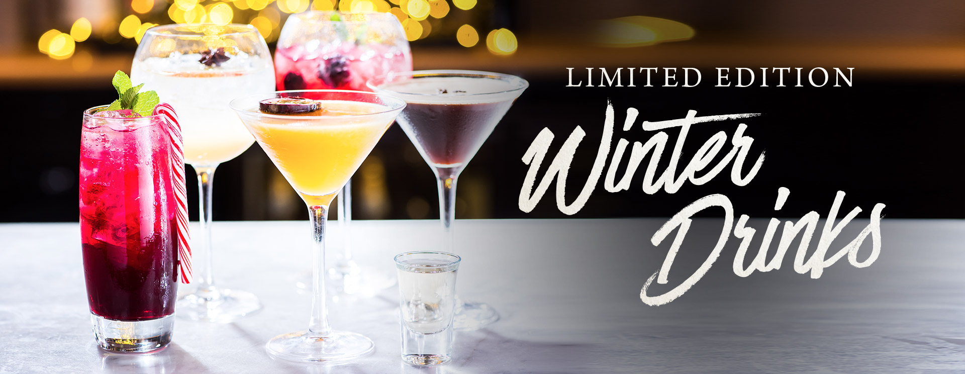 Winter cocktails and long drinks at The Oat Sheaf