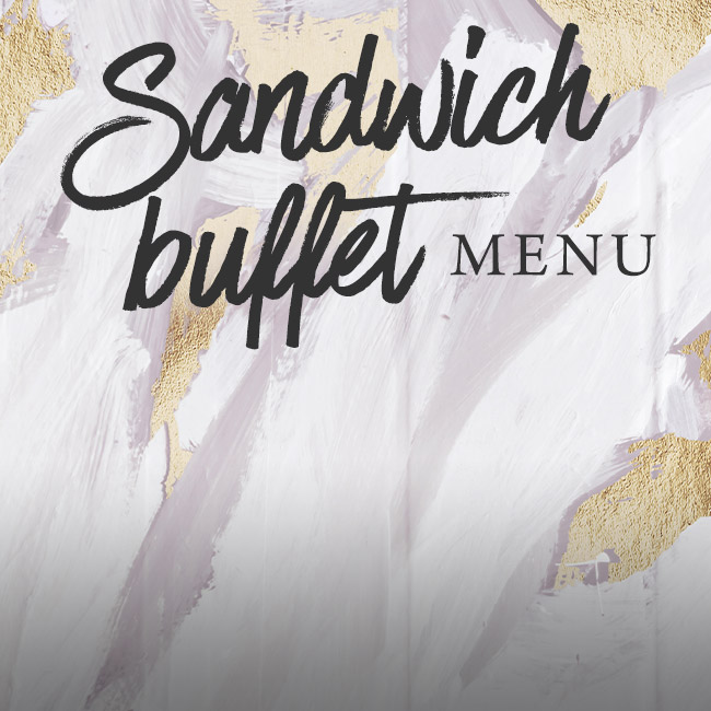 Sandwich buffet menu at The Oat Sheaf