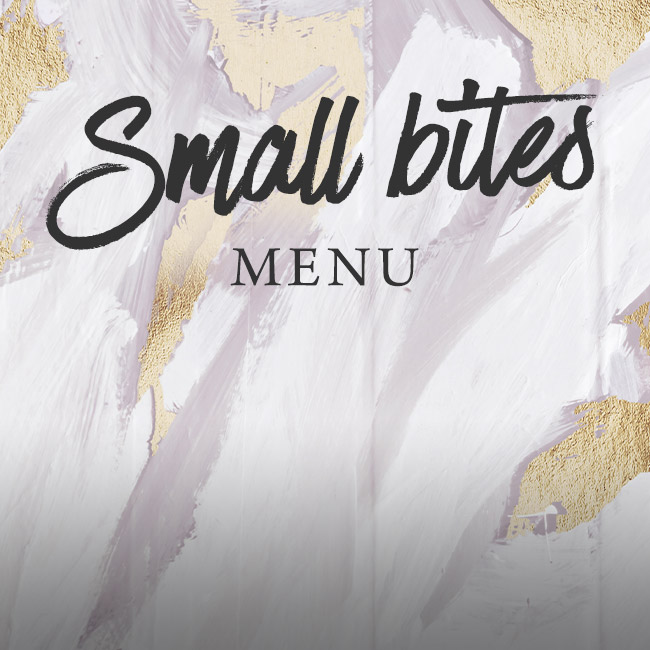 Small Bites menu at The Oat Sheaf 